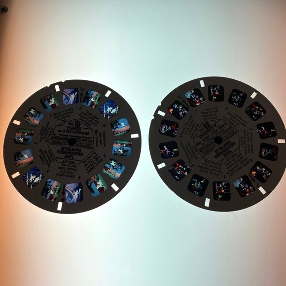 Talking View-Master Caspers Ghostland Wendy Good Witch 2 Reel Set Missing Reel 1 - Picture 5 of 10